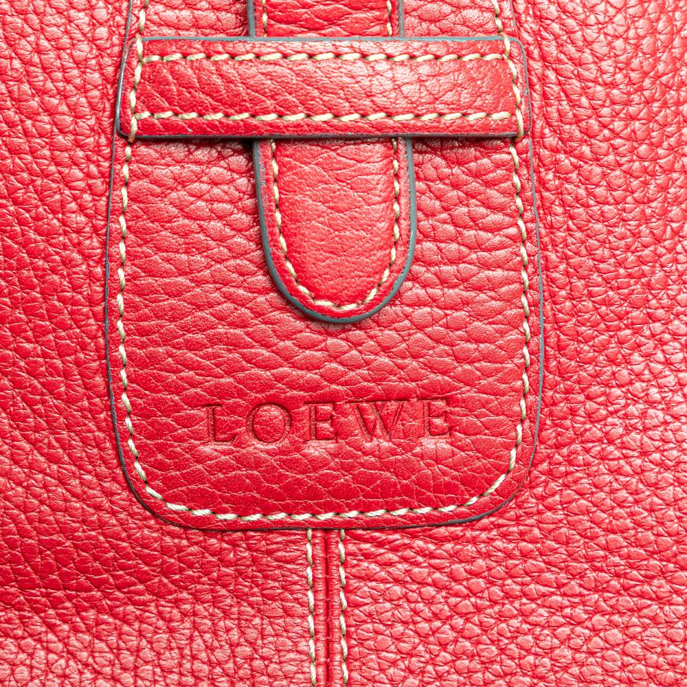 Loewe B LOEWE Red Calf Leather Crossbody Spain