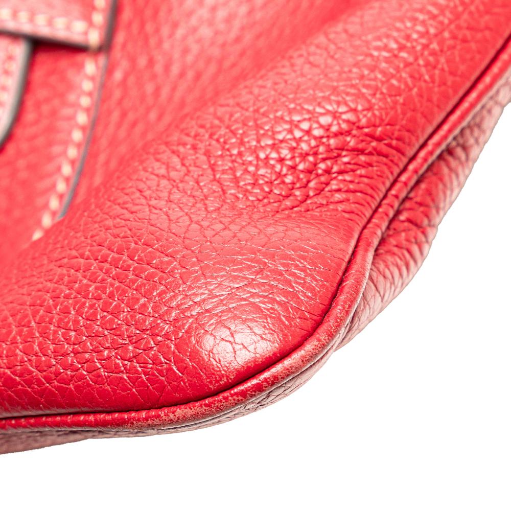 Loewe B LOEWE Red Calf Leather Crossbody Spain