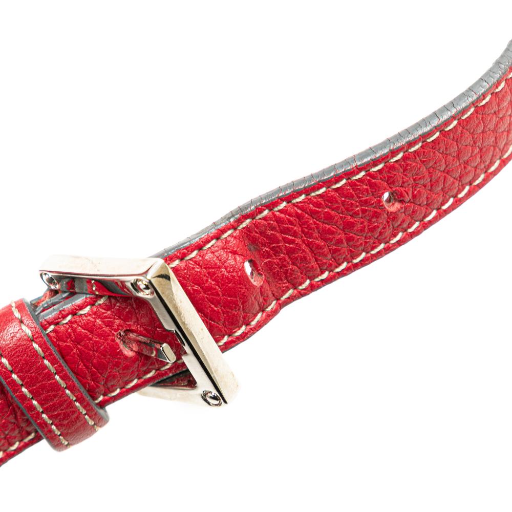 Loewe B LOEWE Red Calf Leather Crossbody Spain