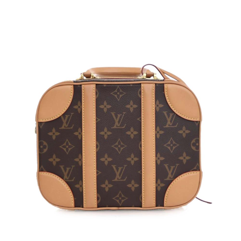 Louis Vuitton AB Louis Vuitton Brown Monogram Canvas Fabric Monogram Valisette PM France