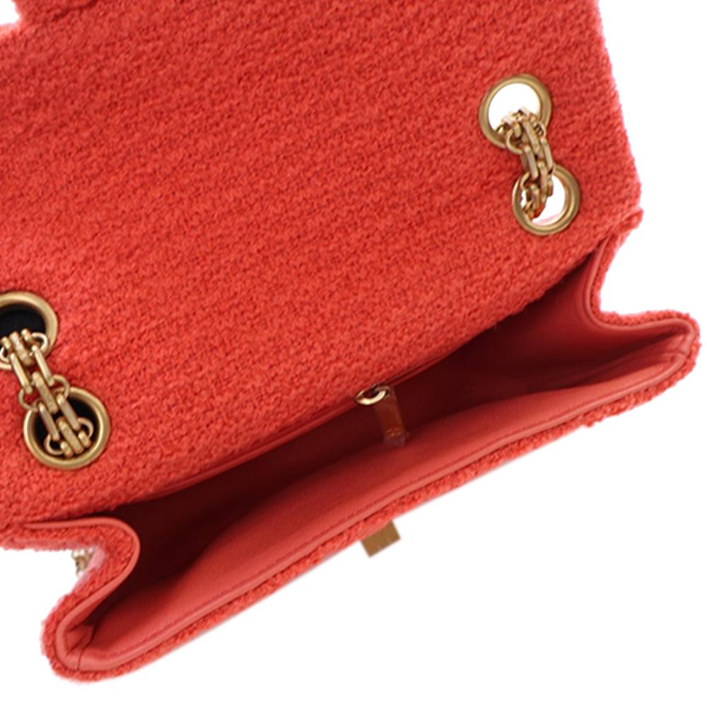 Chanel AB Chanel Red Tweed Fabric Mini Reissue 2.55 Single Flap 224 France