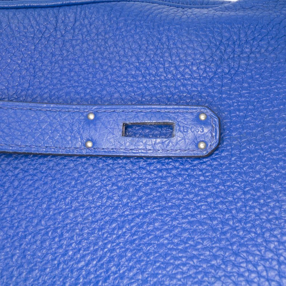 Hermès B Hermès Blue Calf Leather Togo Kelly II Retourne 35 France