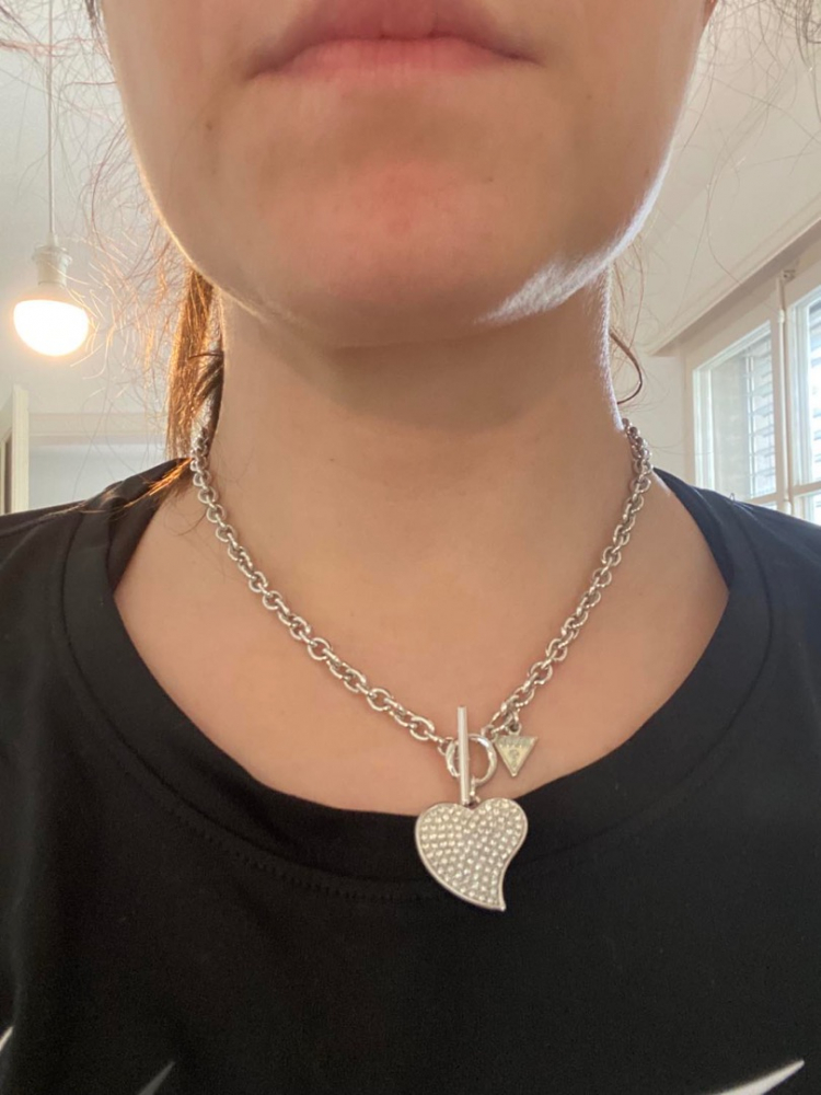 Guess Basic » Logo de coeur en argent