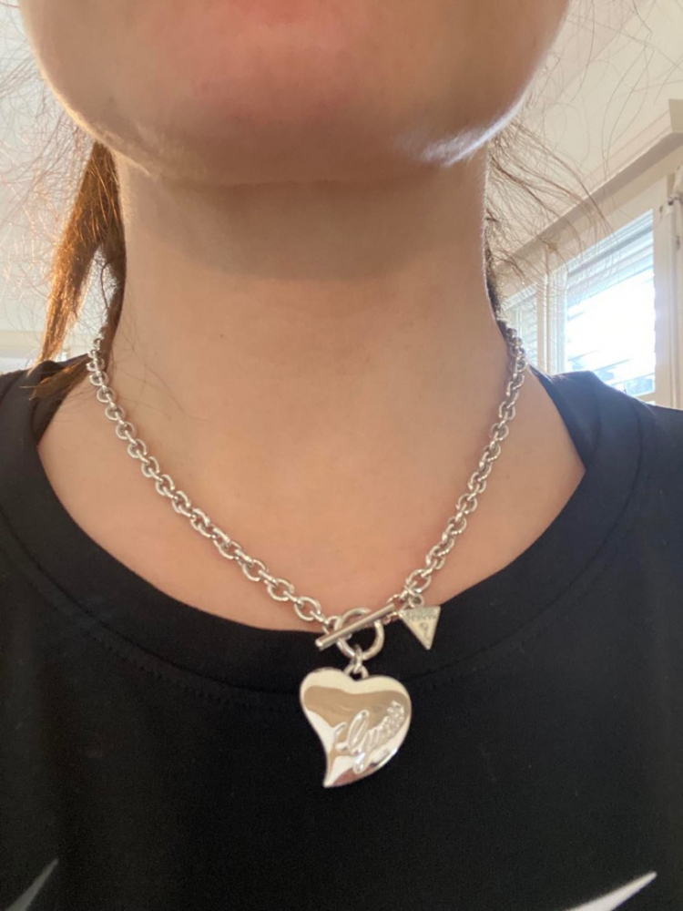 Guess Basic » Logo de coeur en argent