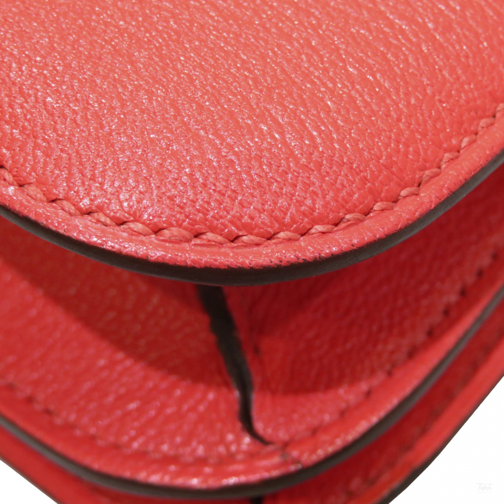 Hermès Constance 18 Epsom Leather Shoulder Bag Red