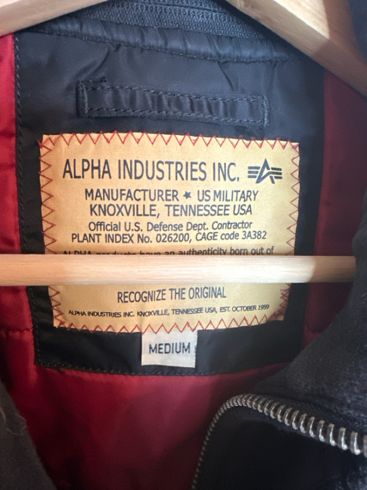 Alpha Industries Veste noire
