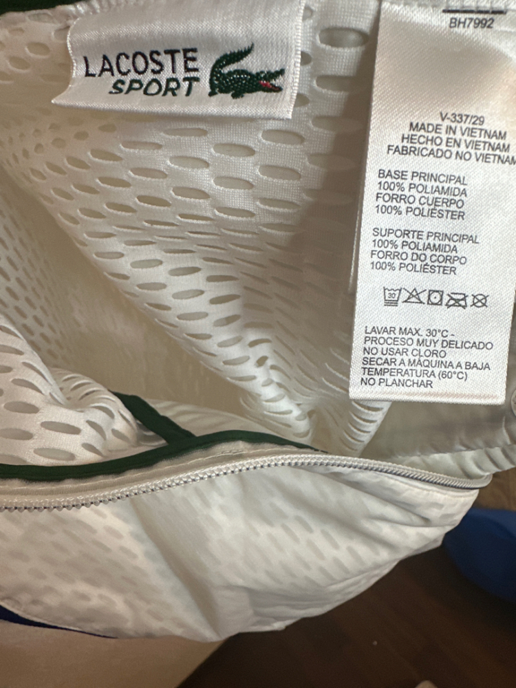 Lacoste Wind breaker white