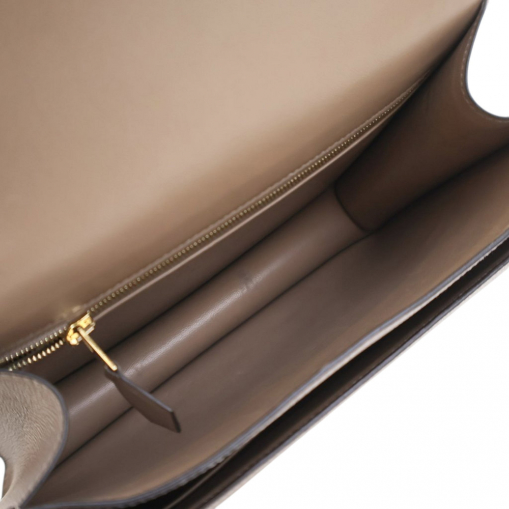 Hermès Constance Epsom Leather Shoulder Bag Brown