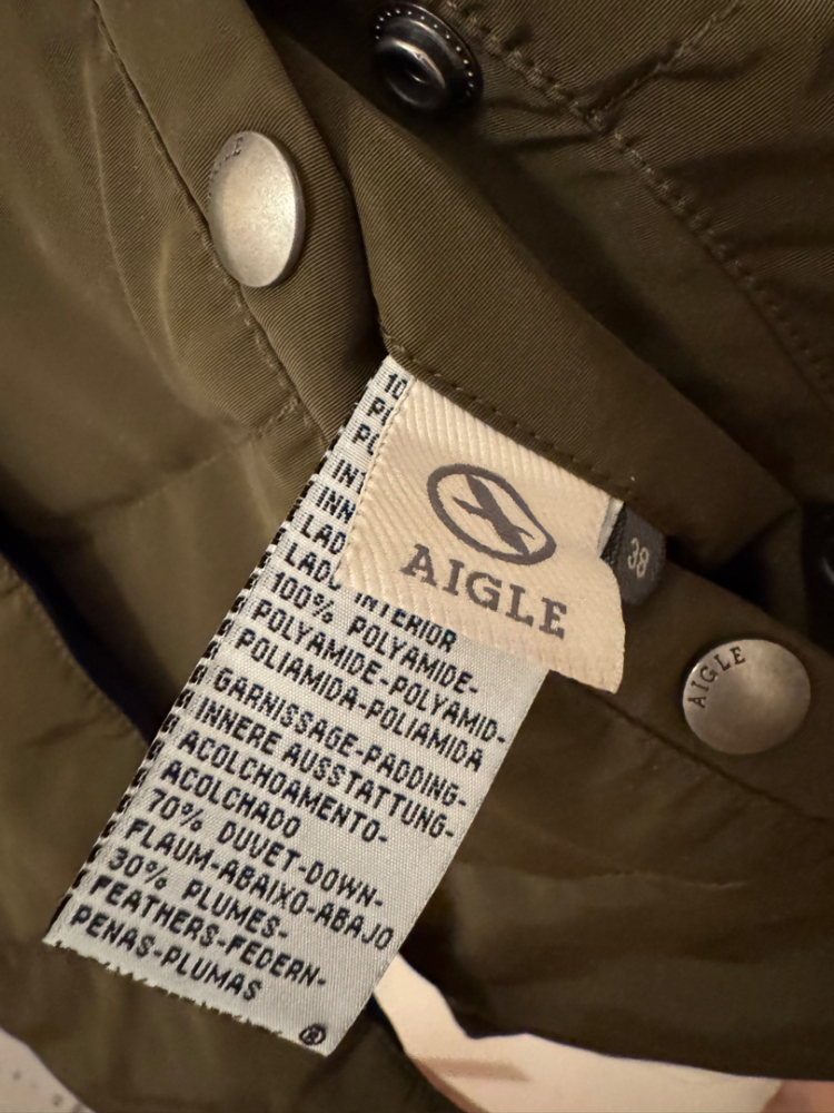 Aigle Sleeveless reversible down jacket