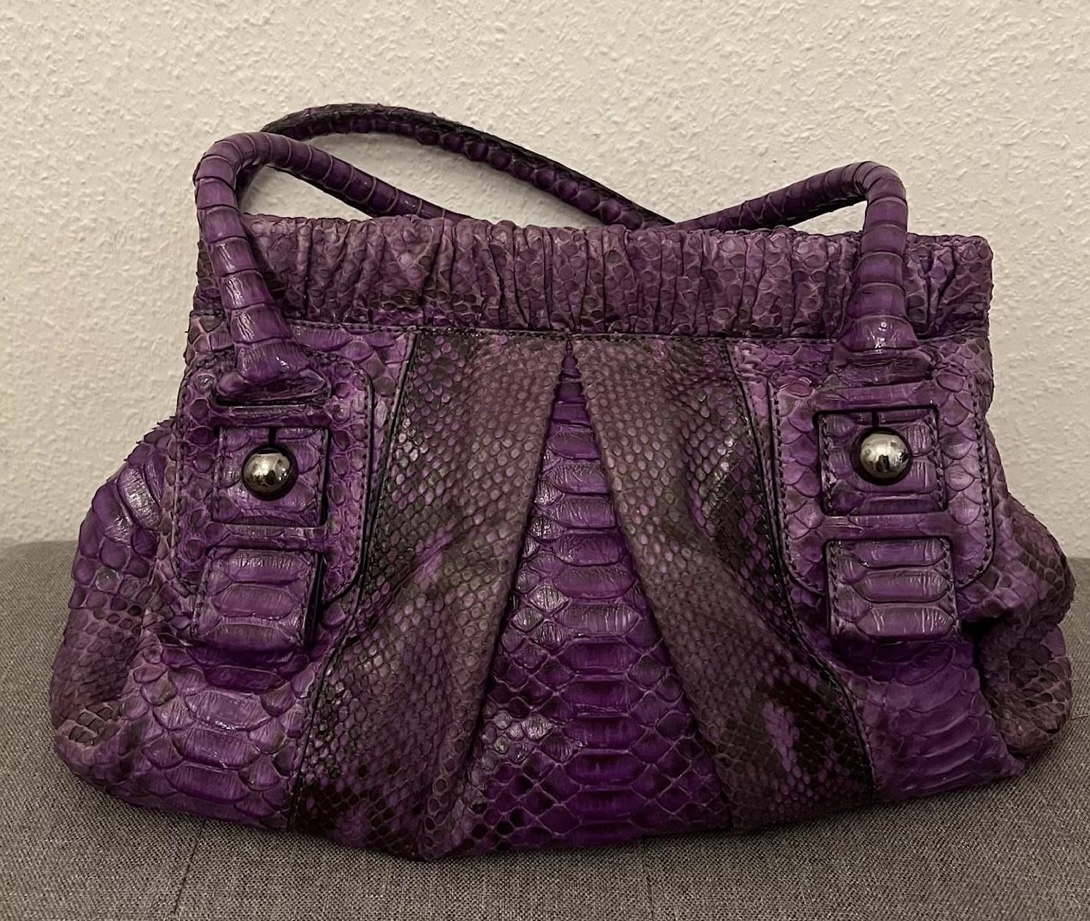 Sergio Rossi Python bag