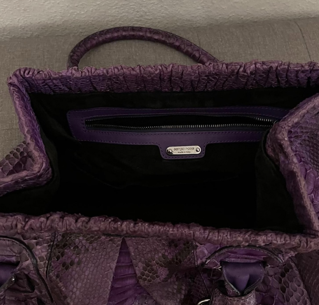 Sergio Rossi Python bag