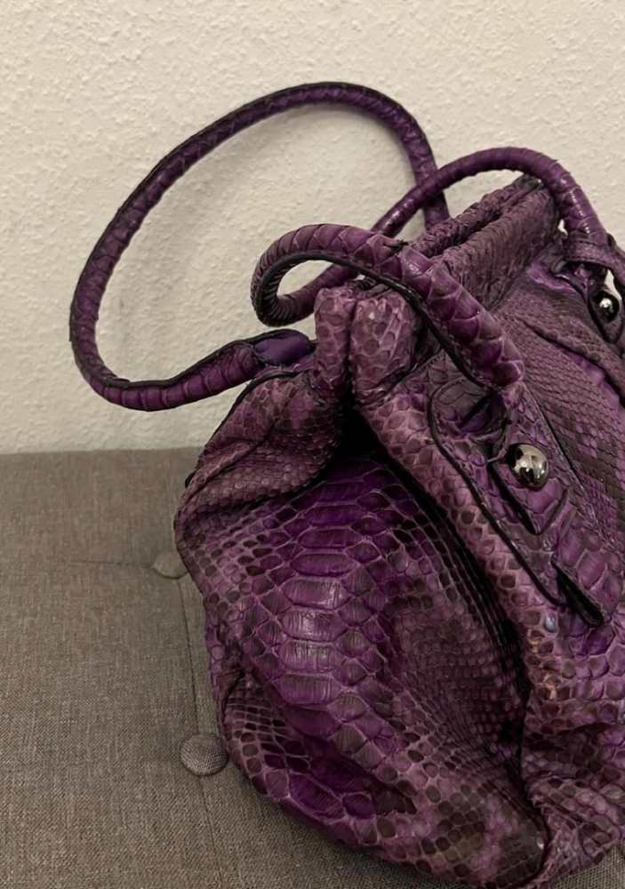 Sergio Rossi Python bag