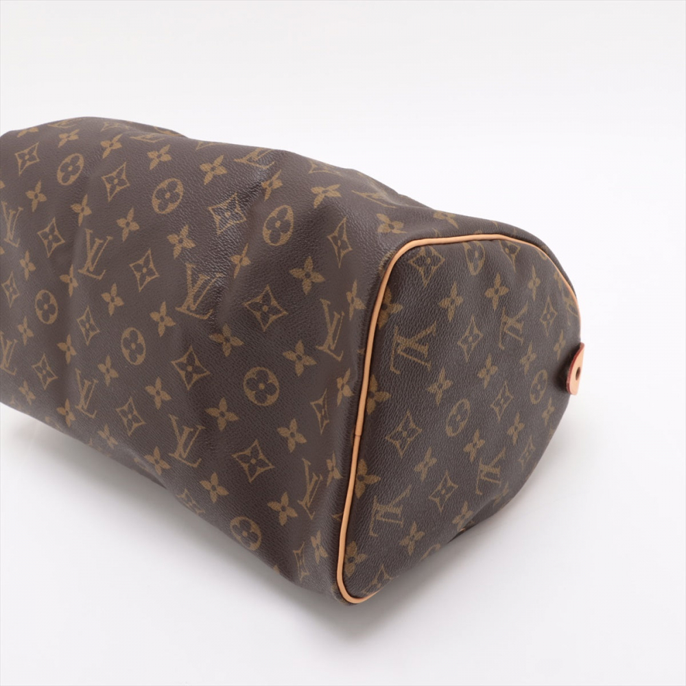 Louis Vuitton Speedy 30 Canvas Vintage Trunk Handbag Monogram