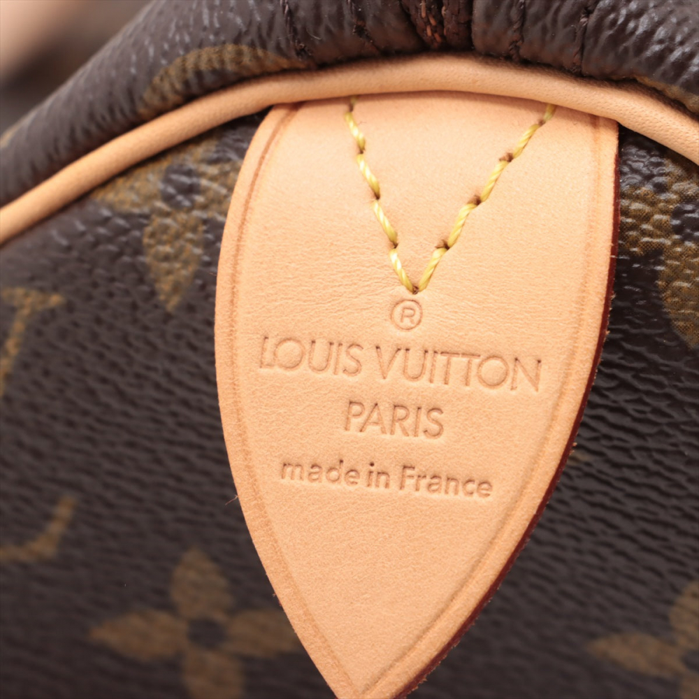 Louis Vuitton Speedy 30 Canvas Vintage Trunk Handbag Monogram