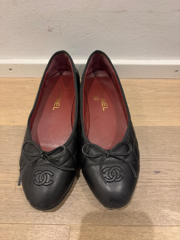 Chanel Leder Ballerinas