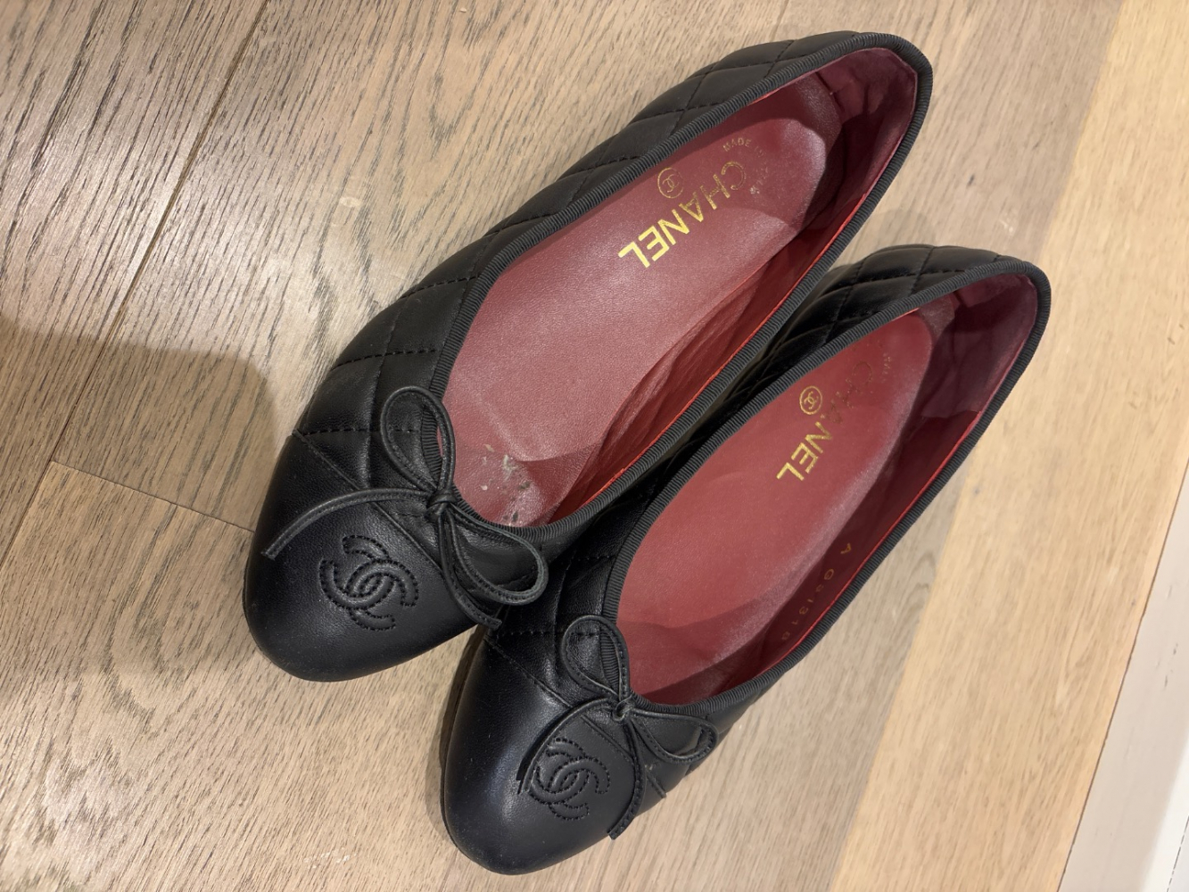 Chanel Leder Ballerinas