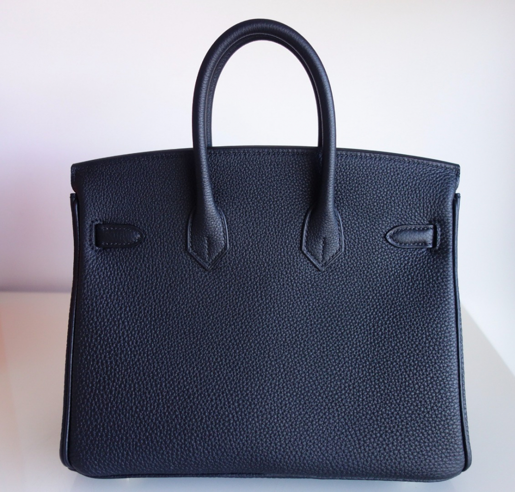 Hermès Hermes Birkin 25 black leather bag
