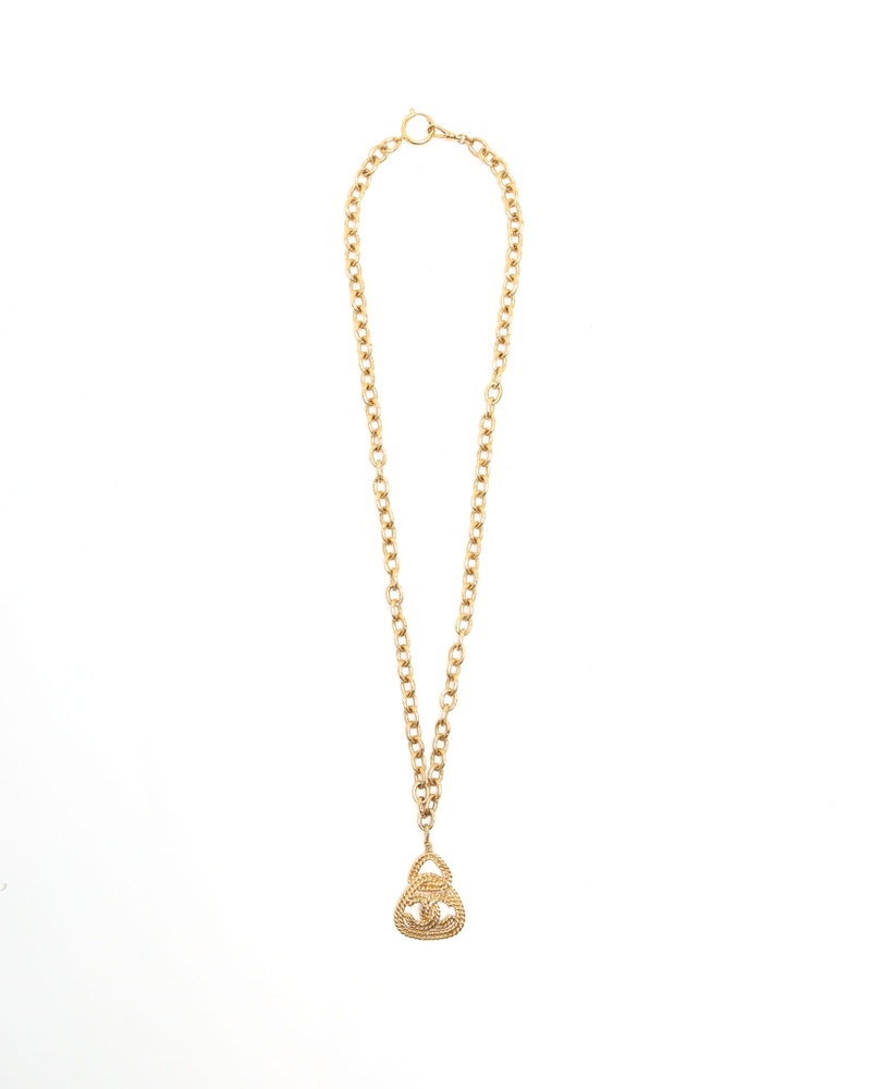Chanel Vintage Coco Mark Necklace