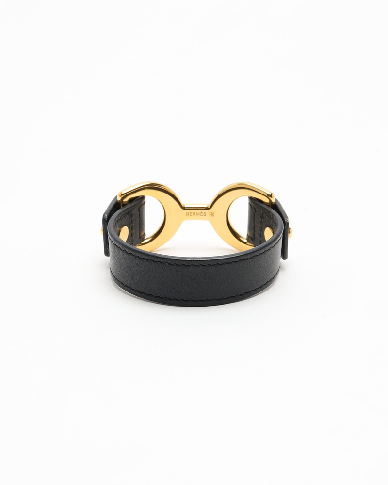 Hermès Pavane Leather Bracelet