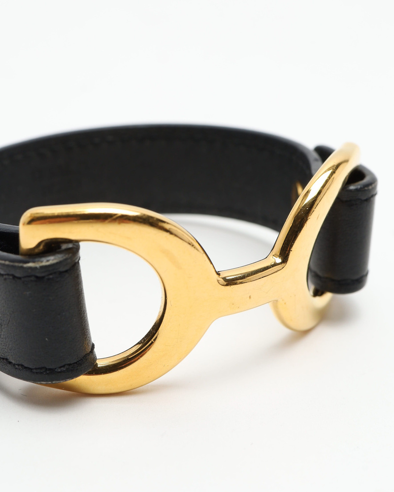 Hermès Pavane Leather Bracelet