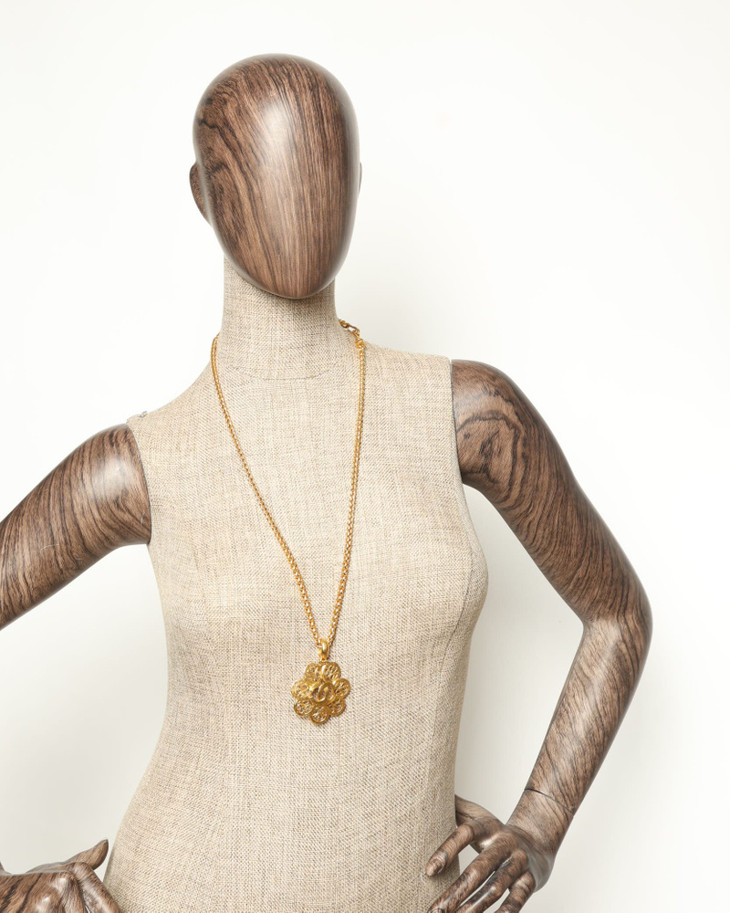 Chanel Vintage Coco Mark Necklace