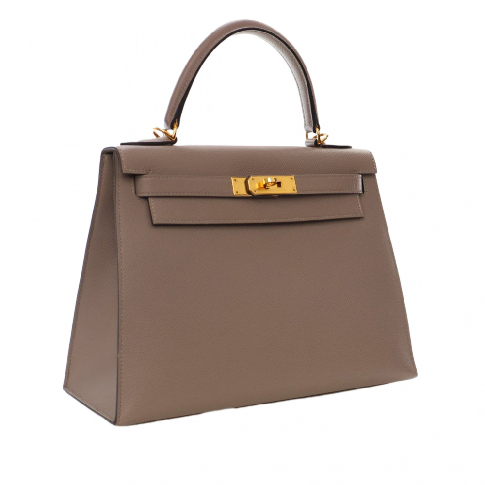 Hermès Kelly 28 Sellier Epsom Leather 2-Ways Top-handle Bag Brown