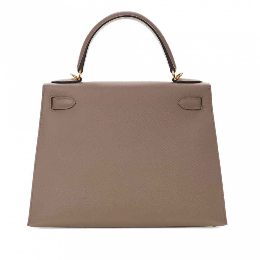 Hermès Kelly 28 Sellier Epsom Leather 2-Ways Top-handle Bag Brown
