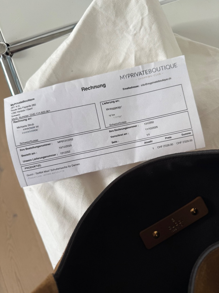 Gucci Softbit Maxi Shoulder Bag brown suede