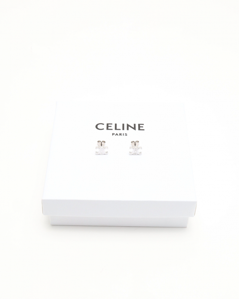 Celine Céline Triomphe Studs Earrings