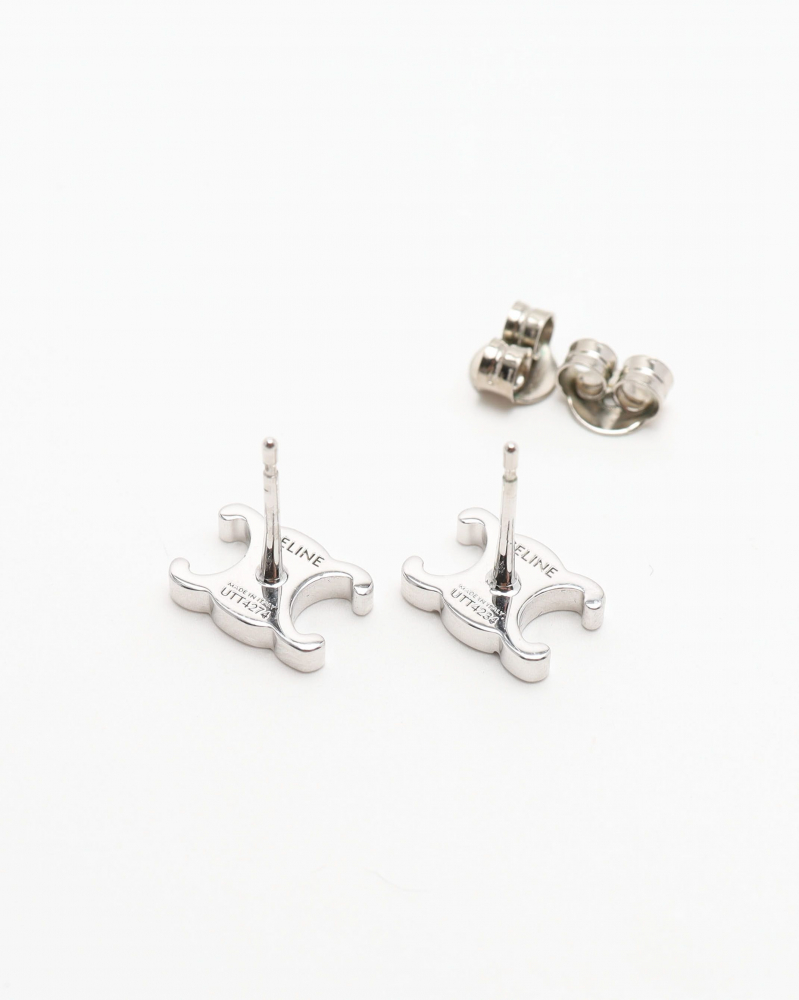 Celine Céline Triomphe Studs Earrings