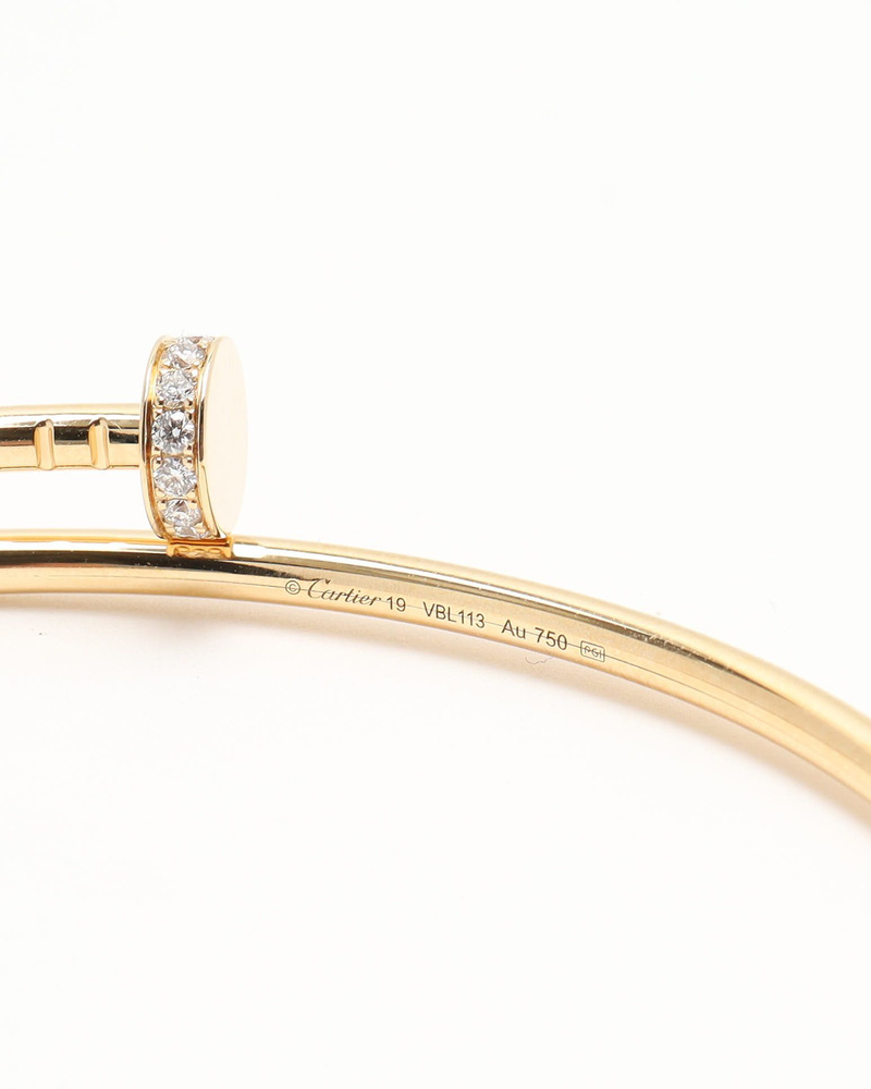Cartier Juste un Clou Bracelet, Small Model with Diamonds