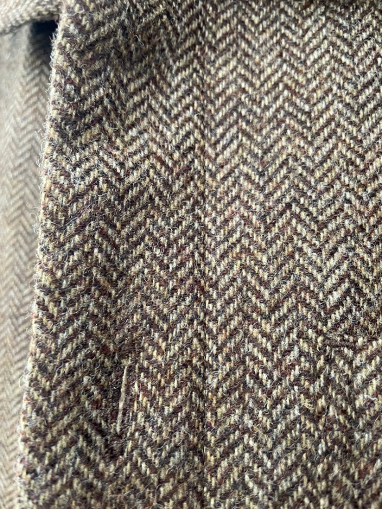 Octobre éditions Nelson-Jacke mit Fischgrätenmuster