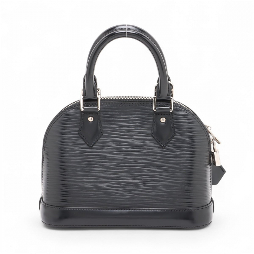 Louis Vuitton Alma BB Epi Leather Top-handle Handbag Black