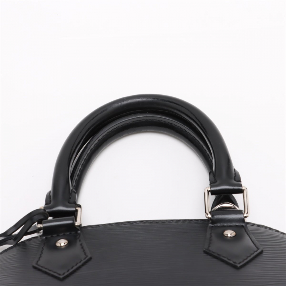 Louis Vuitton Alma BB Epi Leather Top-handle Handbag Black