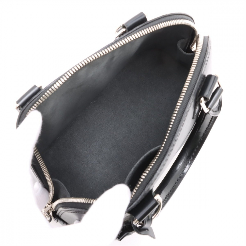 Louis Vuitton Alma BB Epi Leather Top-handle Handbag Black