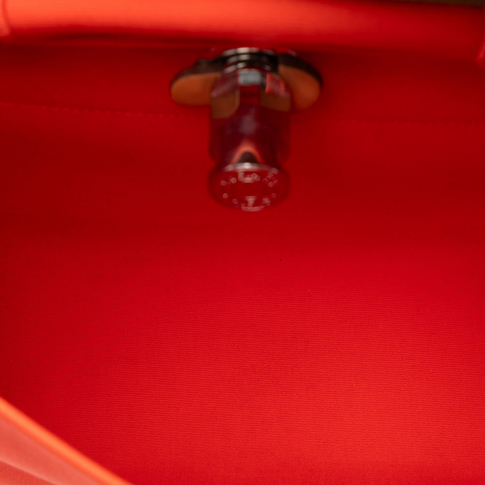 Hermès Herbag PM Canvas 1 pouch Top-handle Handbag Orange