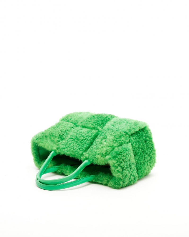 Bottega Veneta Small Arco Fur Tote Bag