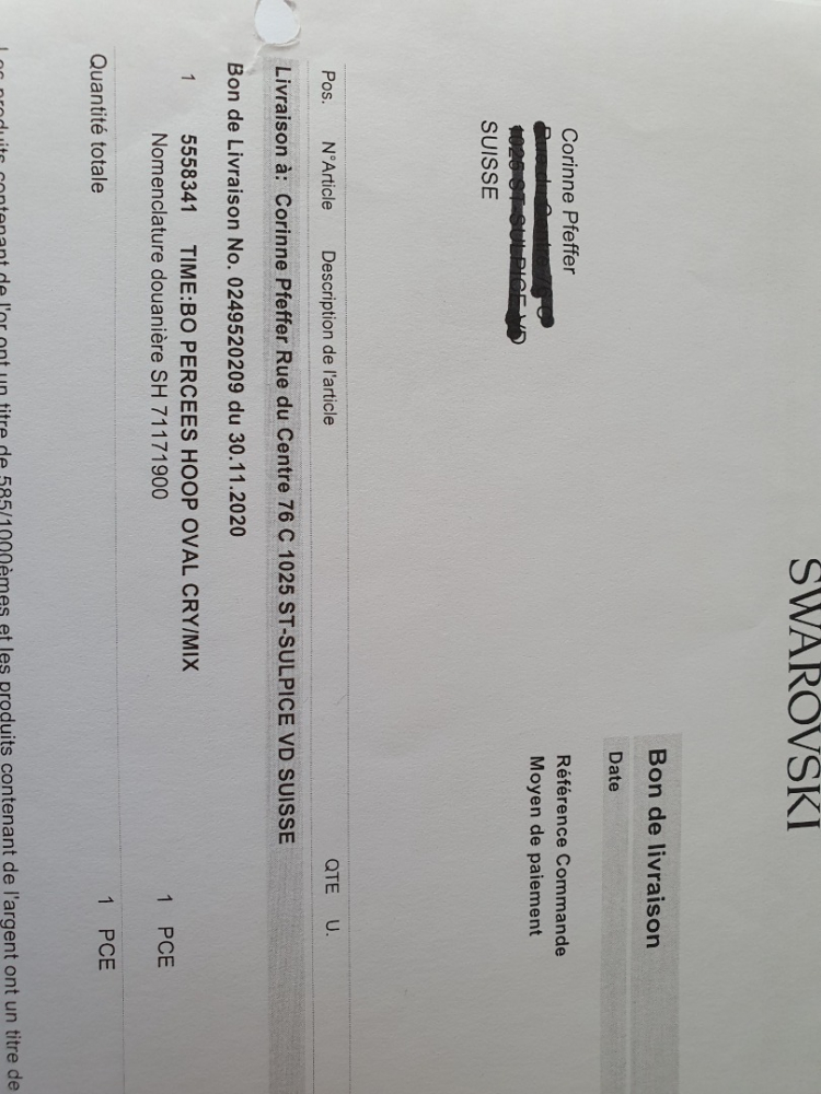 Swarovski Original Hoop