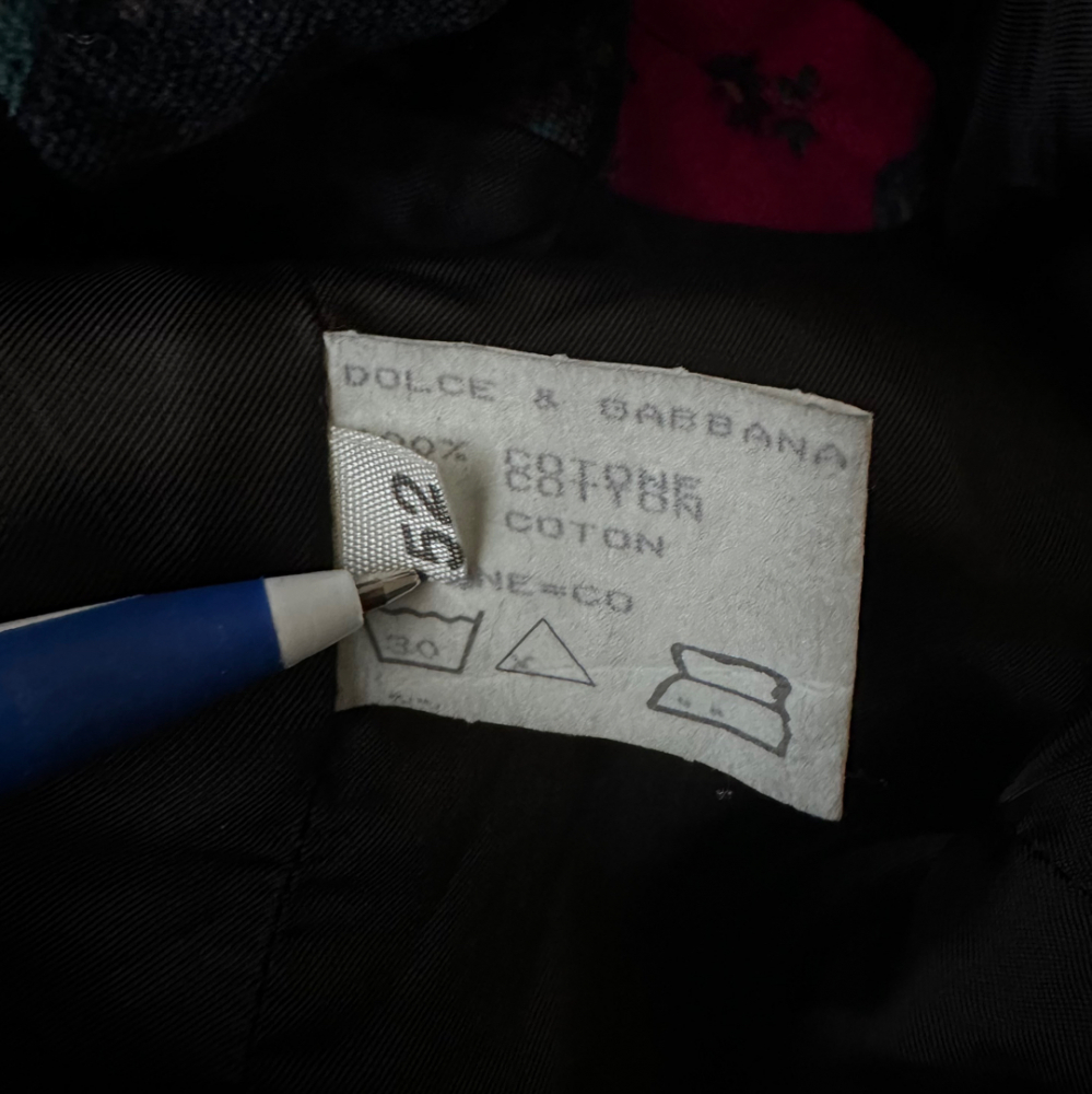 Dolce&Gabbana Weste im Vintage-Patchwork-Stil