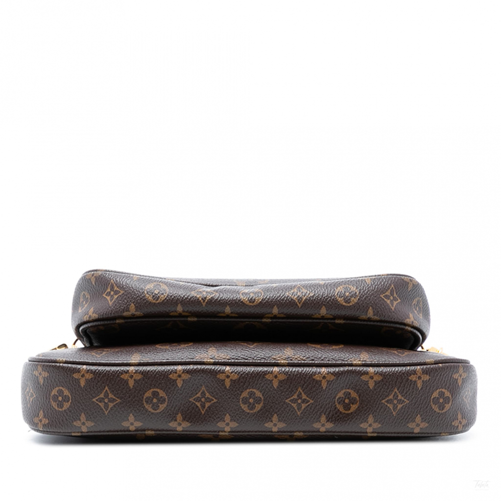 Louis Vuitton Multi Pochette Accessoires Canvas Pouch Crossbody Monogram