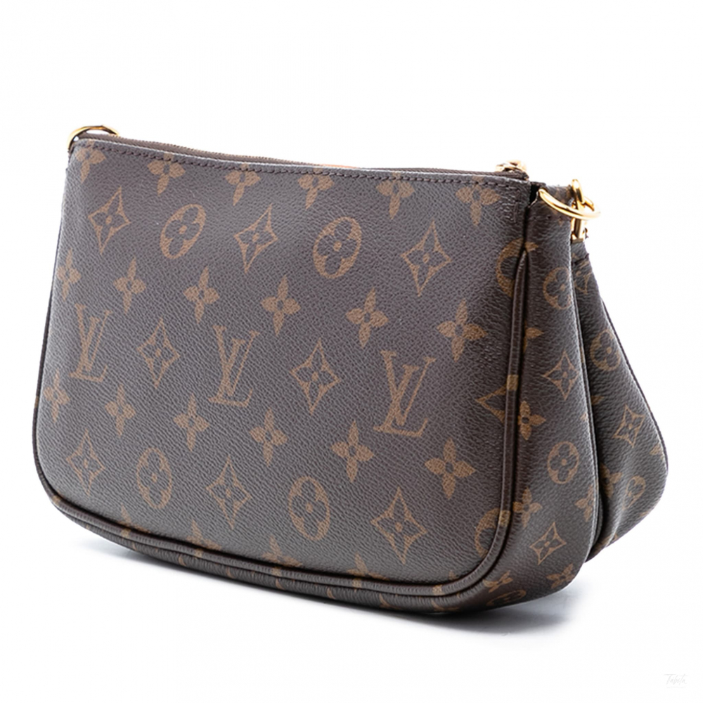Louis Vuitton Multi Pochette Accessoires Canvas Pouch Crossbody Monogram