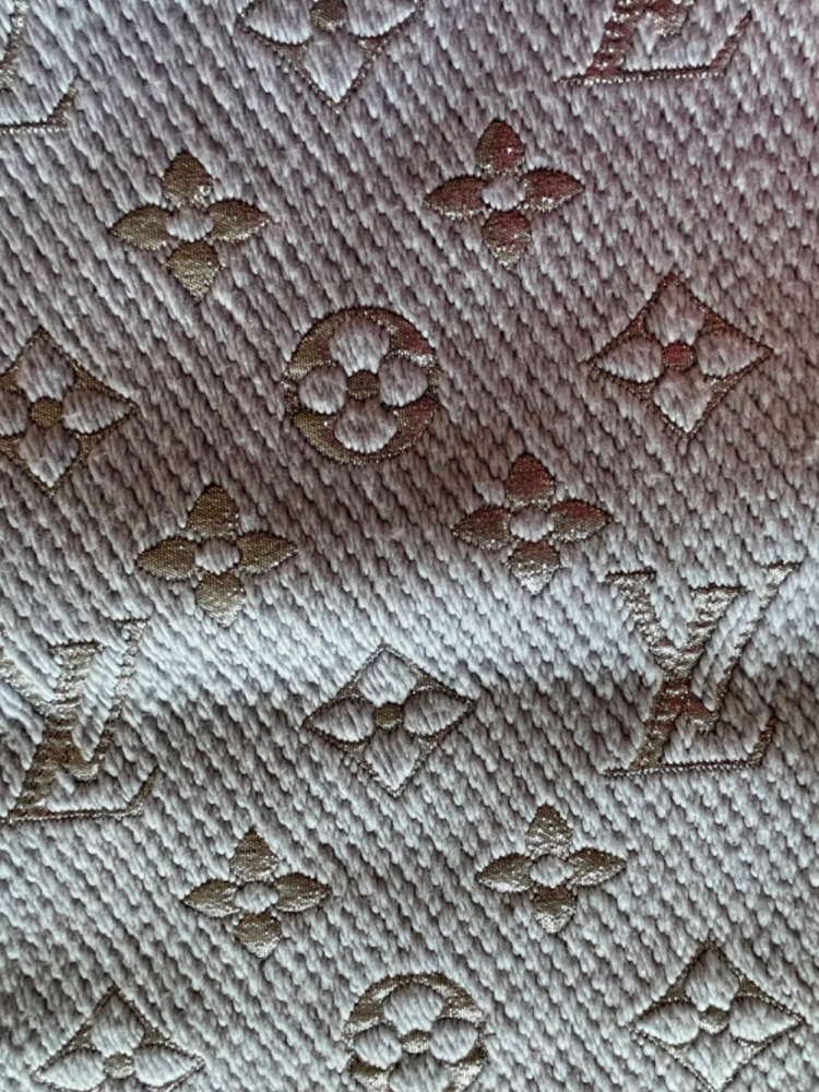 Louis Vuitton LV Logomania blue scarf