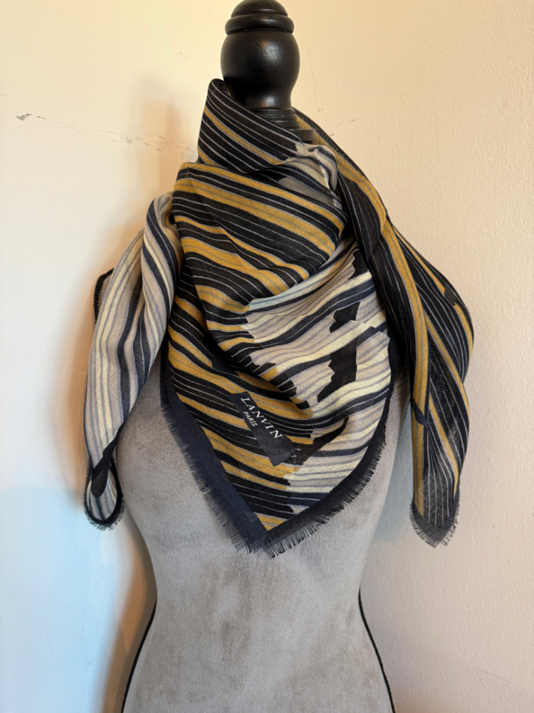 Lanvin Wool and silk scarf