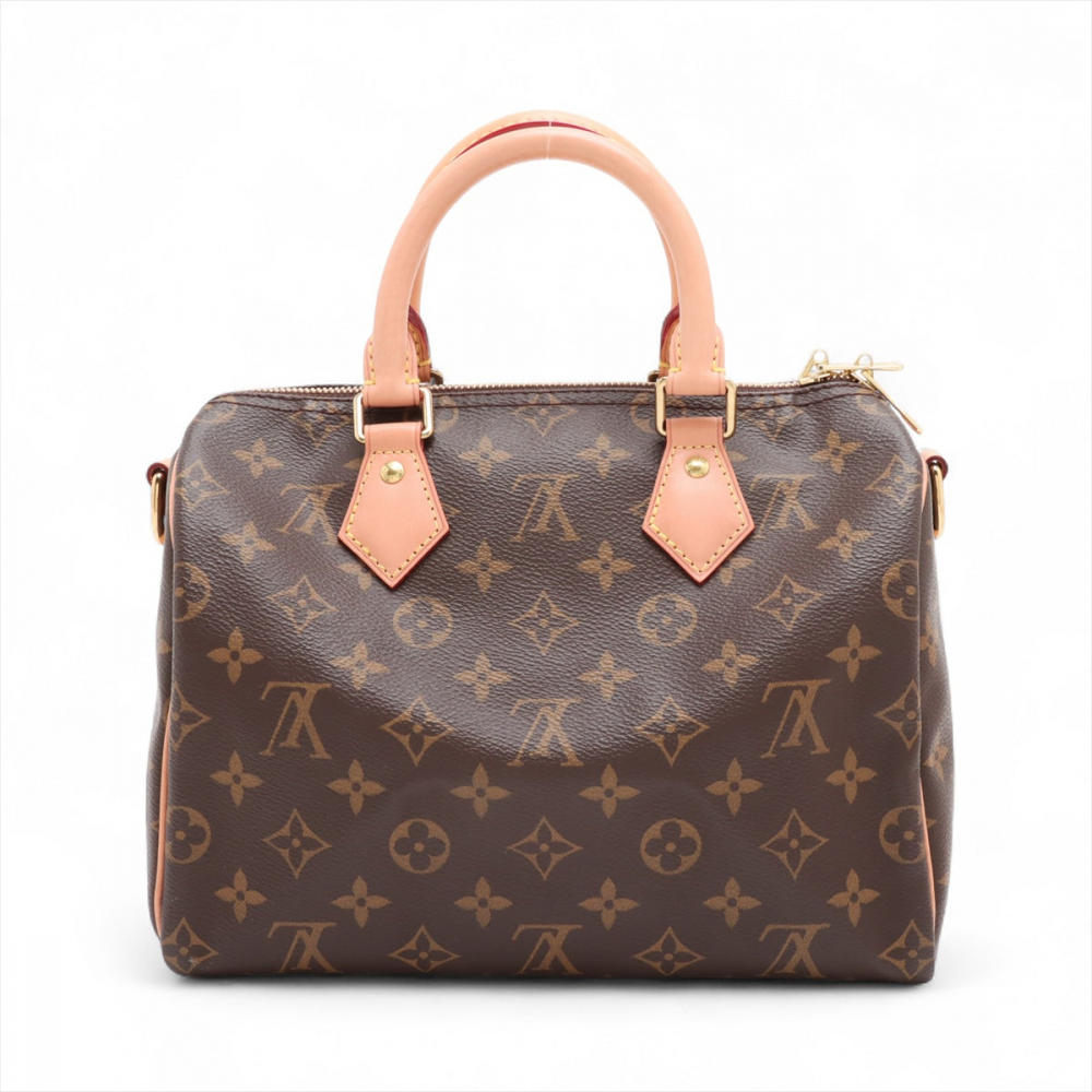 Louis Vuitton Speedy 25 Canvas Bandoulière Trunk Handbag Monogram