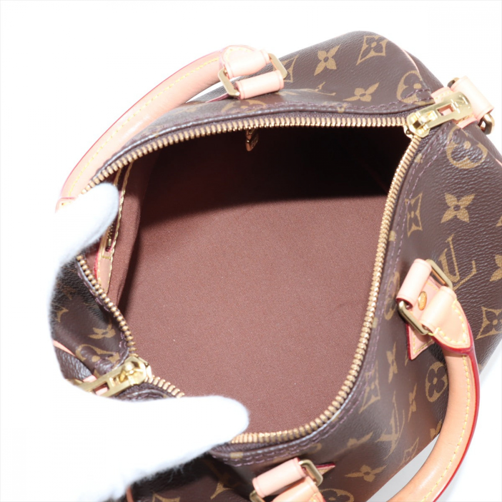 Louis Vuitton Speedy 25 Canvas Bandoulière Trunk Handbag Monogram