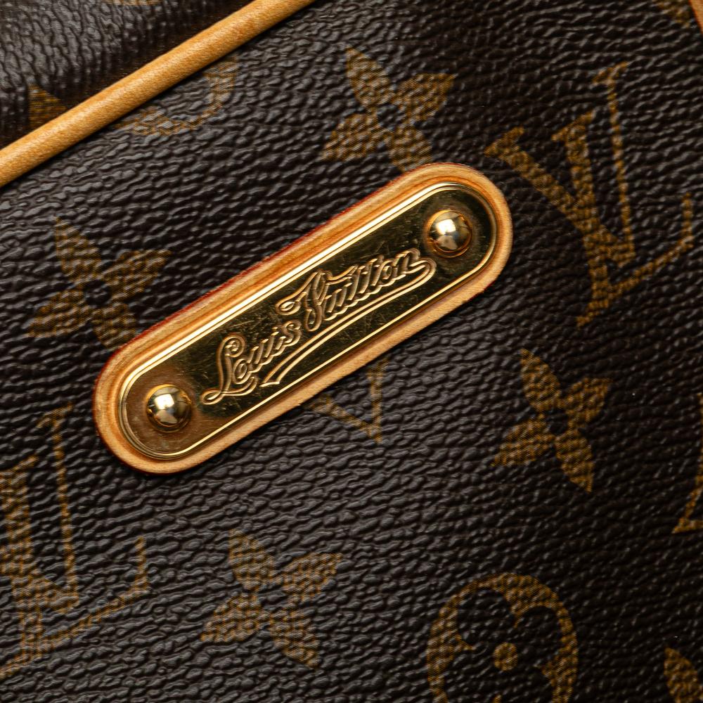 Louis Vuitton B Louis Vuitton Brown Monogram Canvas Canvas Monogram Montorgueil GM France
