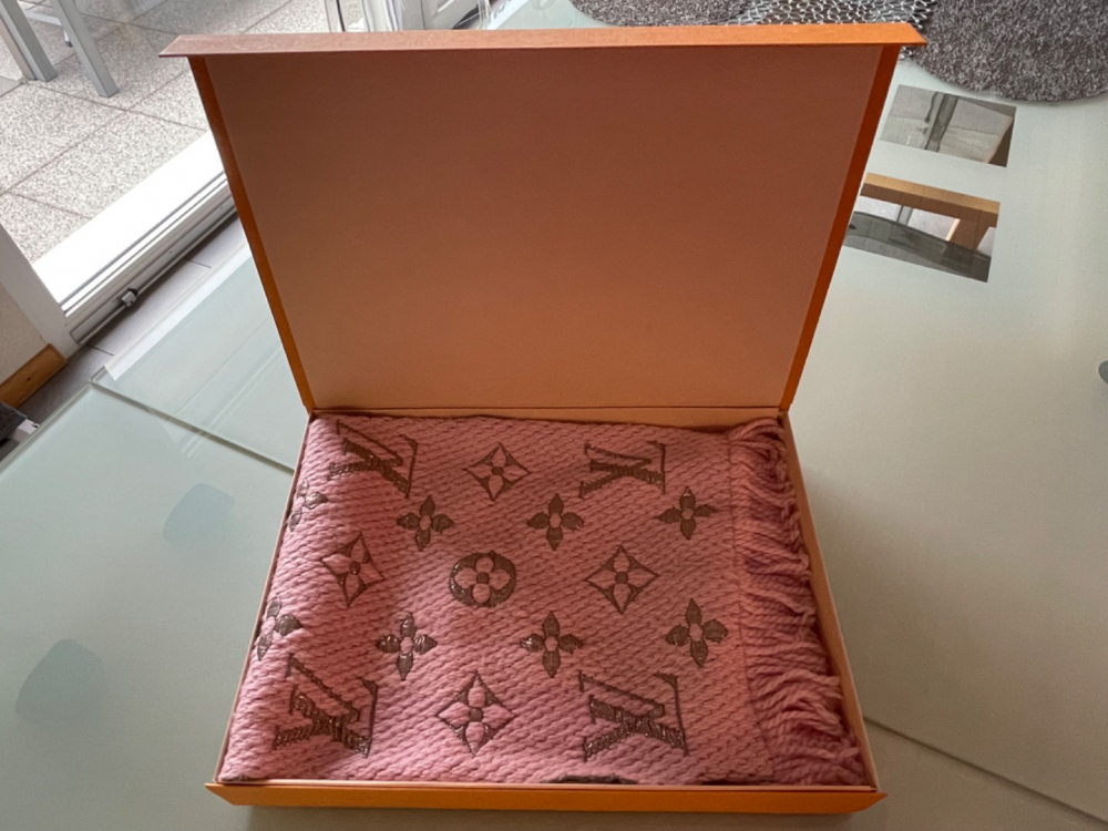 Louis Vuitton LV-Schal Logomania rosa