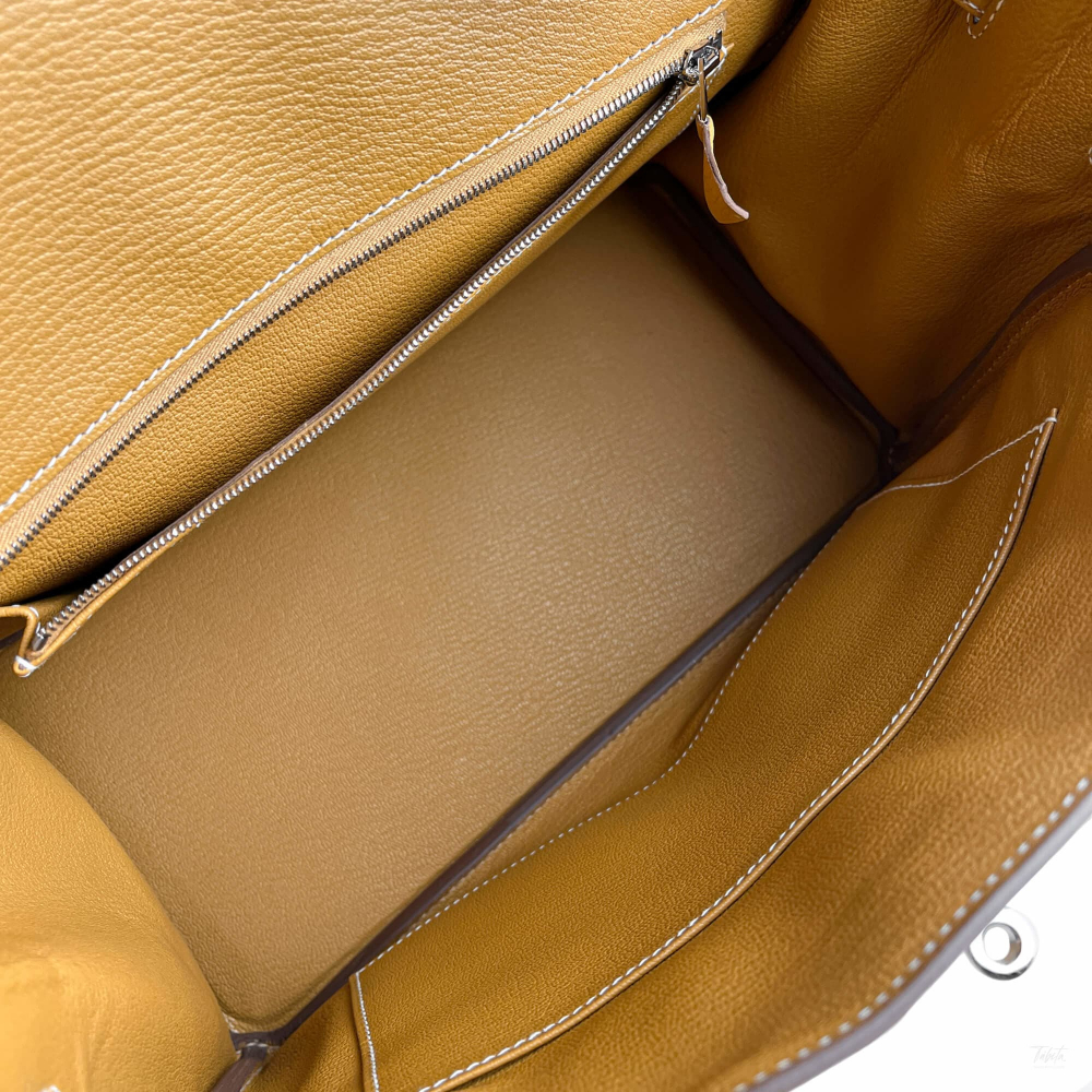 Hermès Birkin 30 Togo Leather Top-Handle Bag Natural Sable