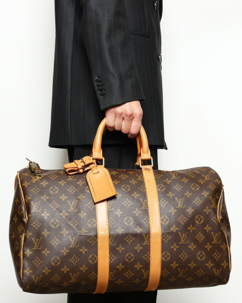 Louis Vuitton Monogram Keepall Bandoulière 50 Weekend Bag
