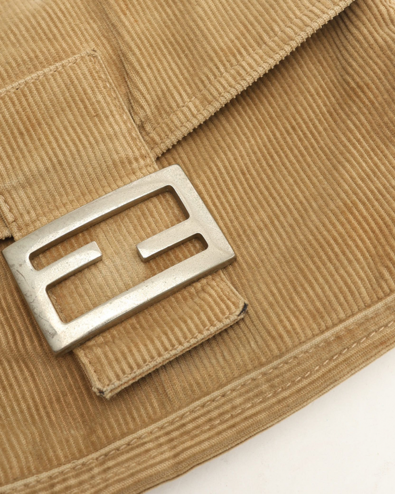 Fendi Baguette Corduroy Bag